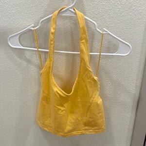 Yellow Halter Top